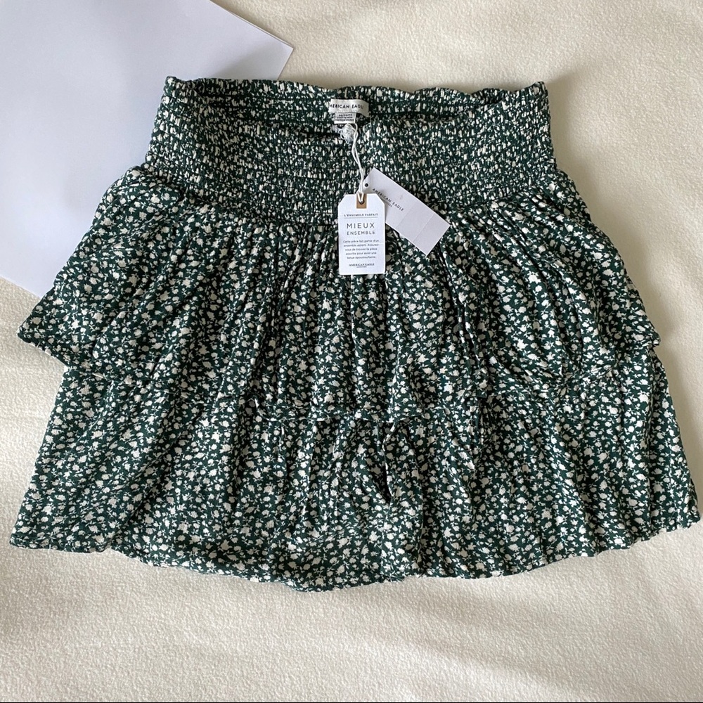 ☆*:.｡.AEO Ruffle Layered Miniskirt NWT.｡.:*☆